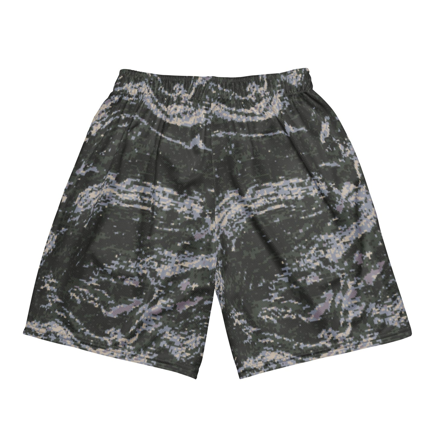 South Korean ROK Digital Tiger Stripe CAMO Unisex mesh shorts - Mesh Shorts