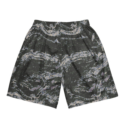 South Korean ROK Digital Tiger Stripe CAMO Unisex mesh shorts - Mesh Shorts