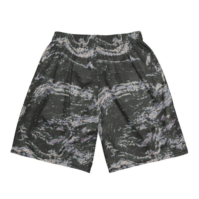 Tiger Stripe Korean Digital CAMO Unisex Mesh Shorts