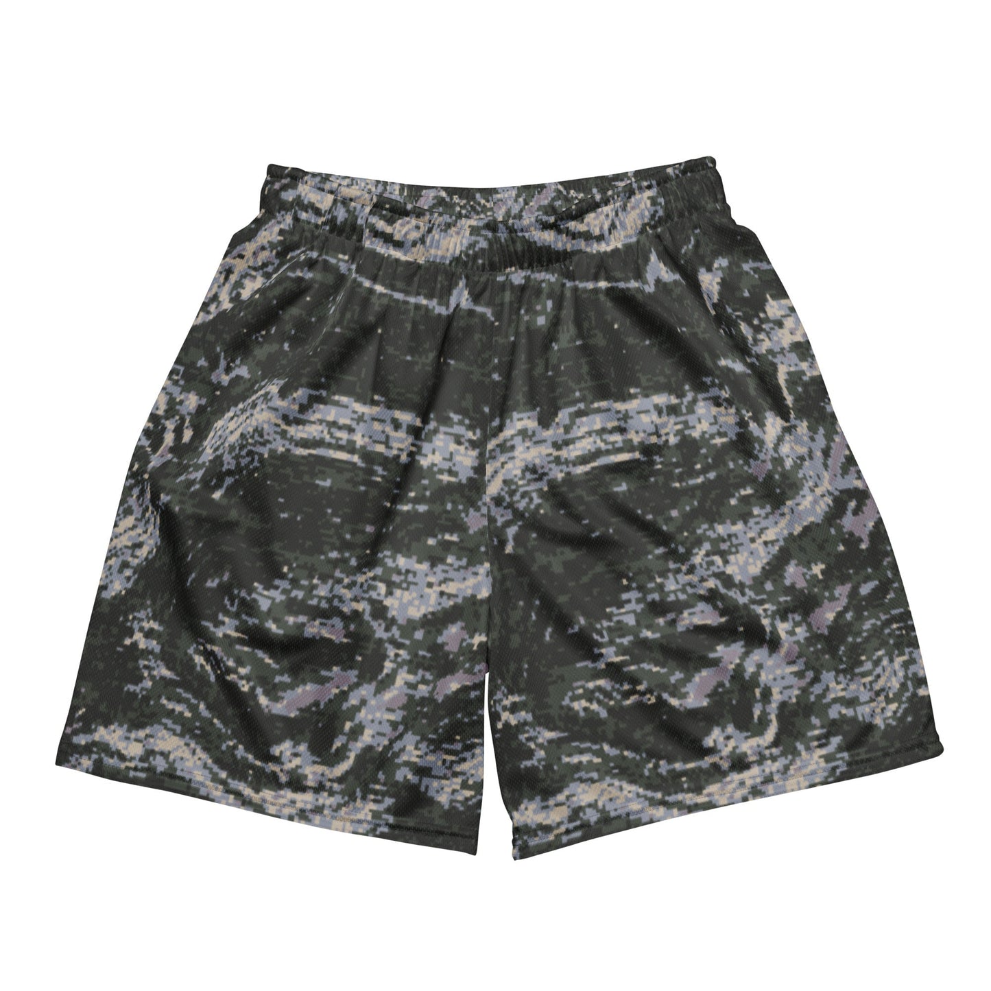 South Korean ROK Digital Tiger Stripe CAMO Unisex mesh shorts - Mesh Shorts