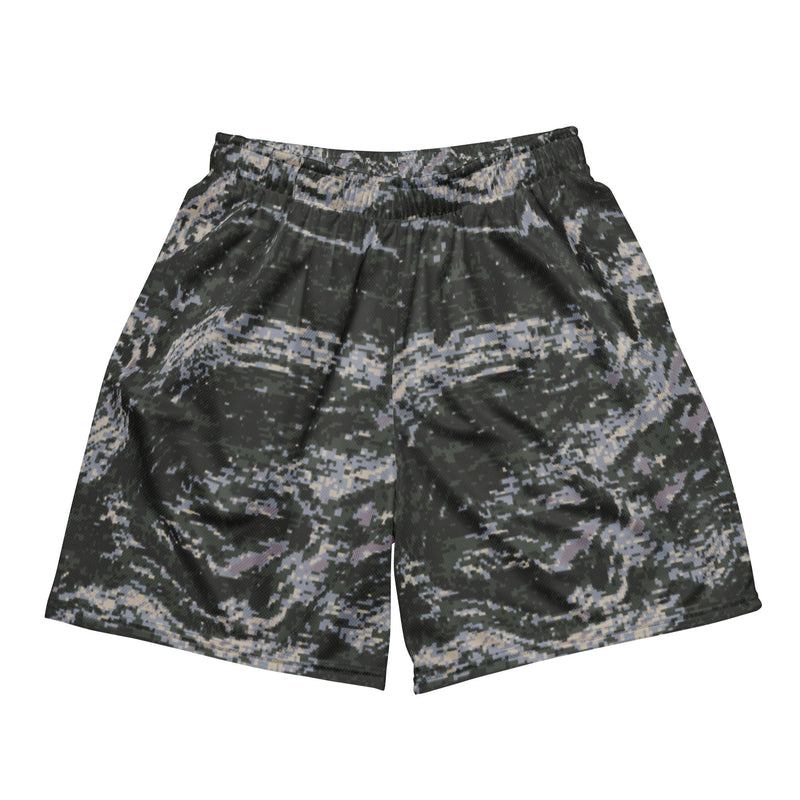 Tiger Stripe Korean Digital CAMO Unisex Mesh Shorts