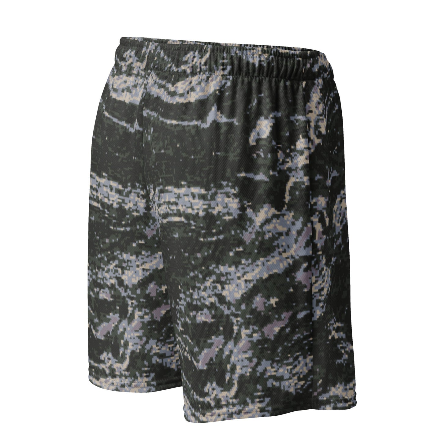 South Korean ROK Digital Tiger Stripe CAMO Unisex mesh shorts - Mesh Shorts