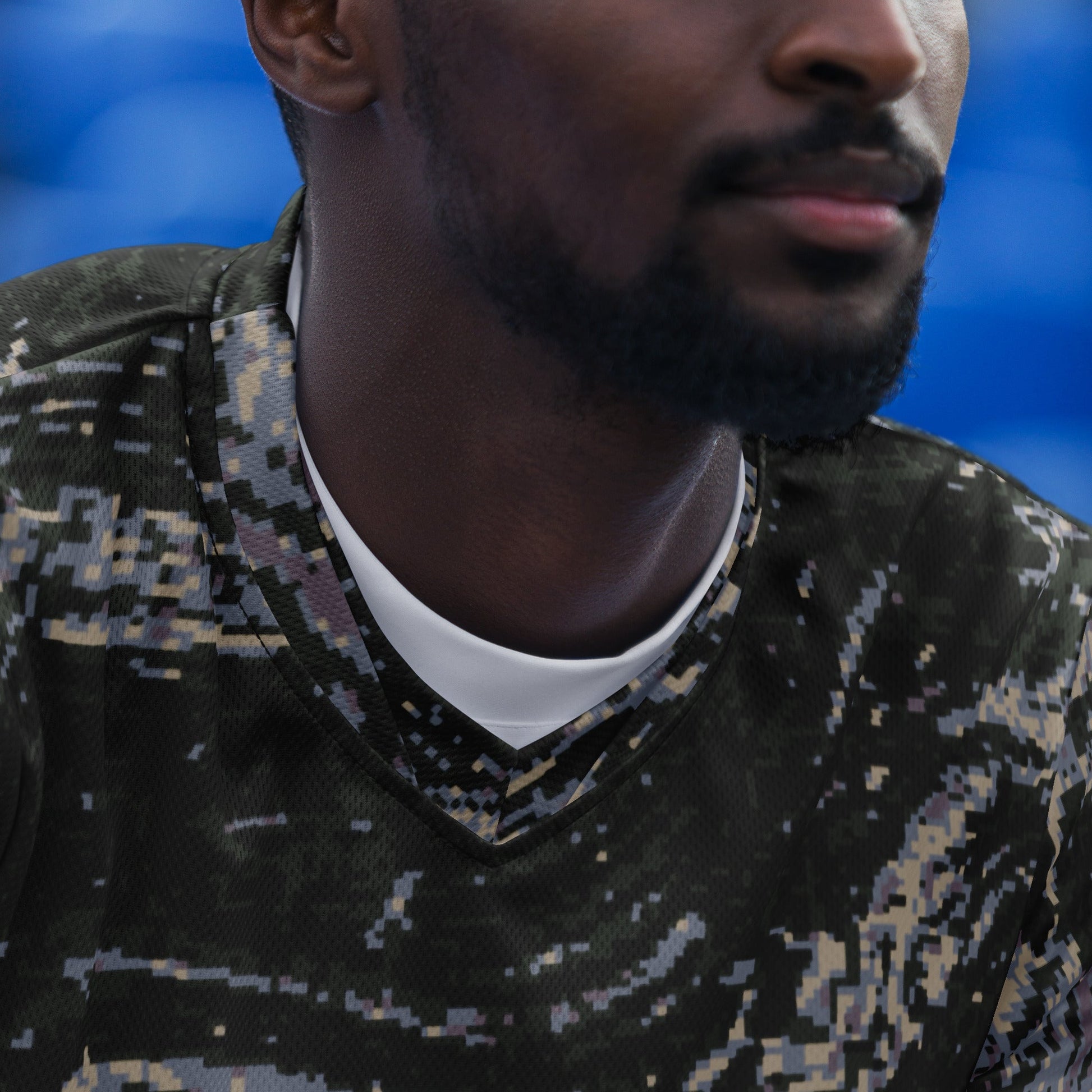 South Korean ROK Digital Tiger Stripe CAMO unisex sports jersey - Sports Jerseys