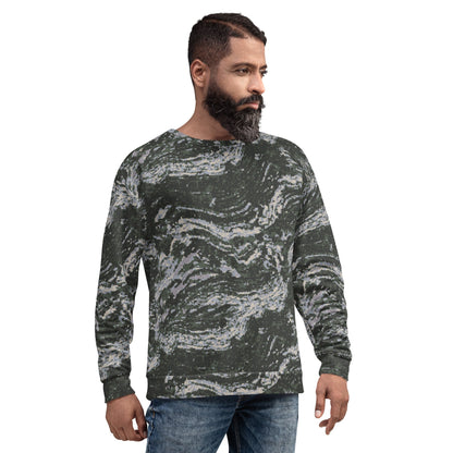 South Korean ROK Digital Tiger Stripe CAMO Unisex Sweatshirt - Sweatshirts