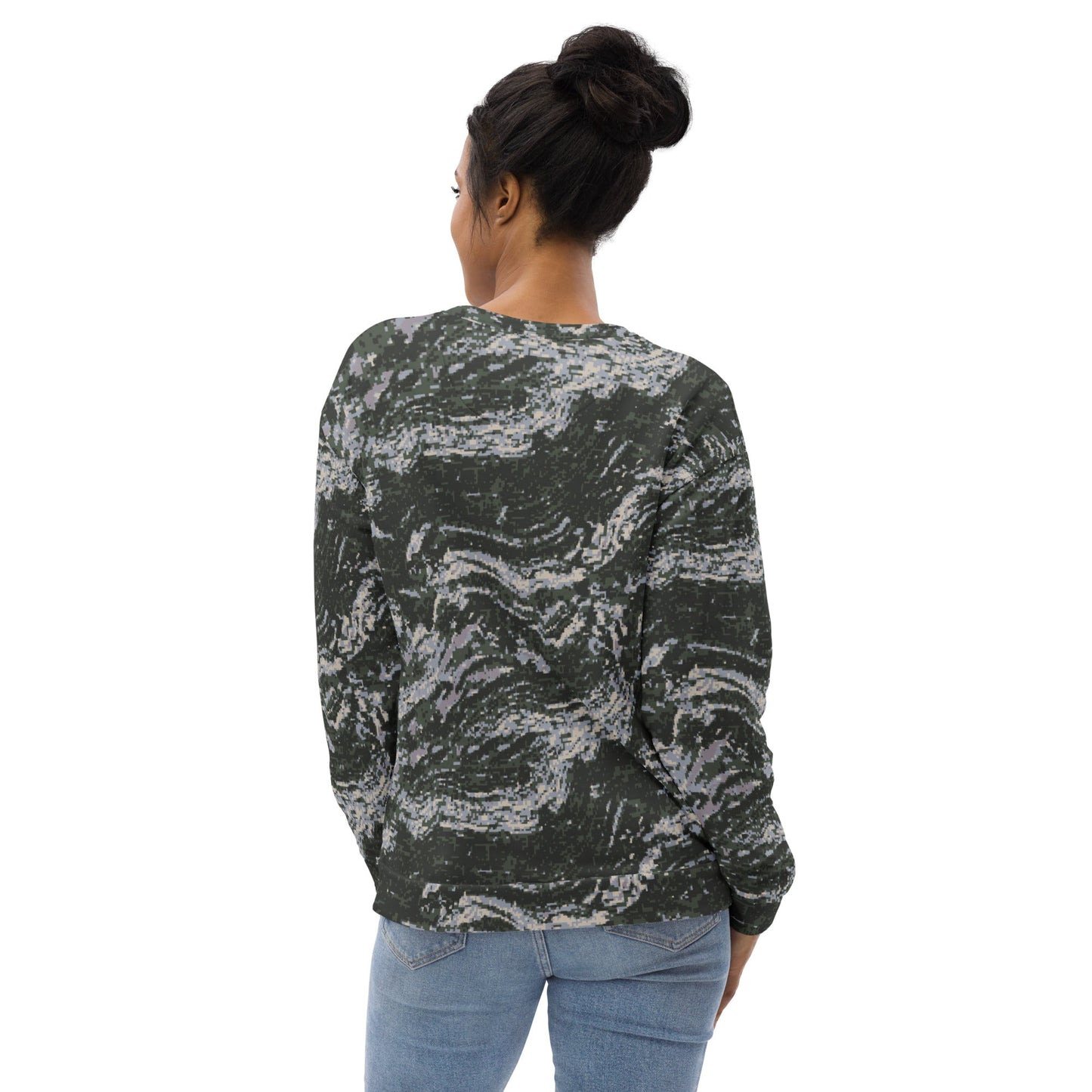 South Korean ROK Digital Tiger Stripe CAMO Unisex Sweatshirt - Sweatshirts