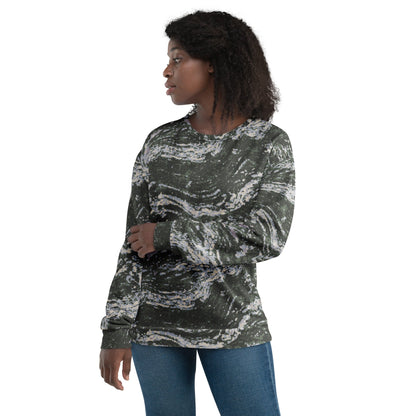 South Korean ROK Digital Tiger Stripe CAMO Unisex Sweatshirt - Sweatshirts