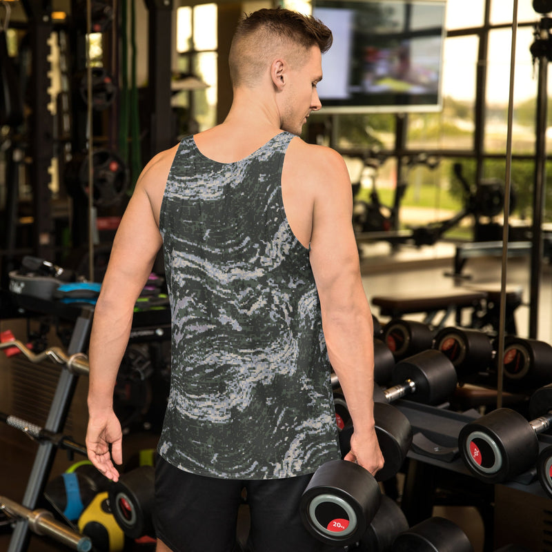 Tiger Stripe Korean Digital CAMO Unisex Tank Top - Shirt