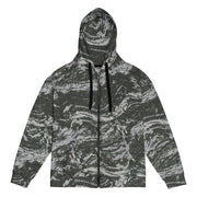 Tiger Stripe Korean Digital CAMO Unisex Zip Hoodie - 2XS