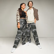 Tiger Stripe Korean Digital CAMO Unisex Wide-Leg Joggers - 2XS