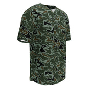 Noodle Swirl South Korean CAMO Unisex Baseball Jersey
