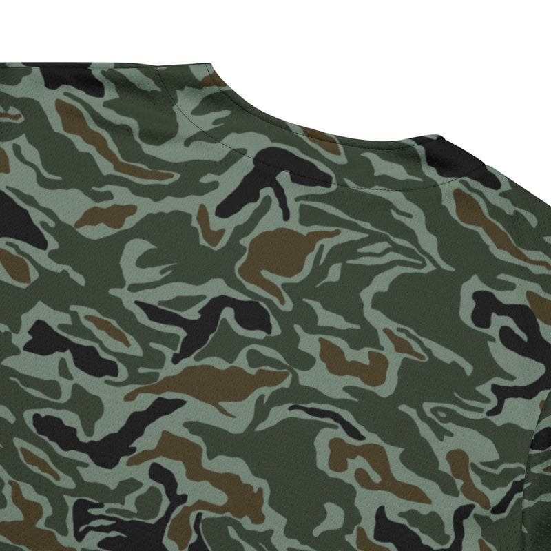 Noodle Swirl South Korean CAMO Unisex Baseball Jersey