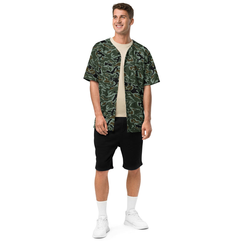 Noodle Swirl South Korean CAMO Unisex Baseball Jersey