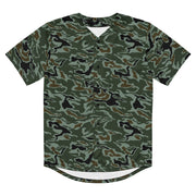 Noodle Swirl South Korean CAMO Unisex Baseball Jersey