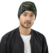 Noodle Swirl South Korean CAMO Beanie - S - Head