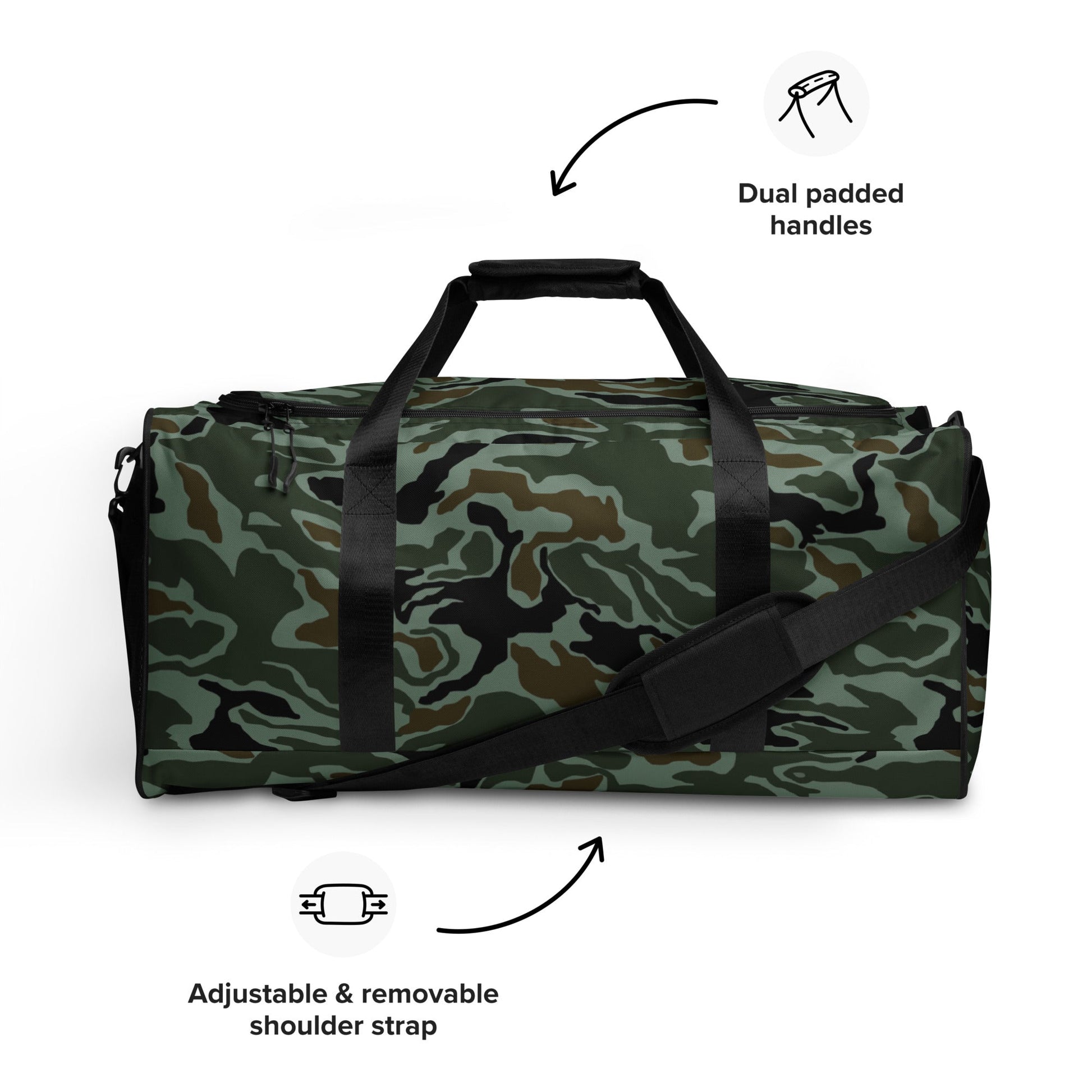 South Korean ROK Noodle Swirl CAMO Duffle bag Bags