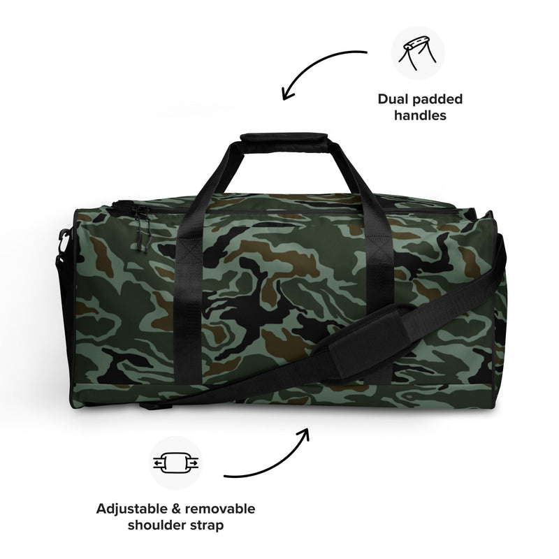 Noodle Swirl South Korean CAMO Duffle Bag