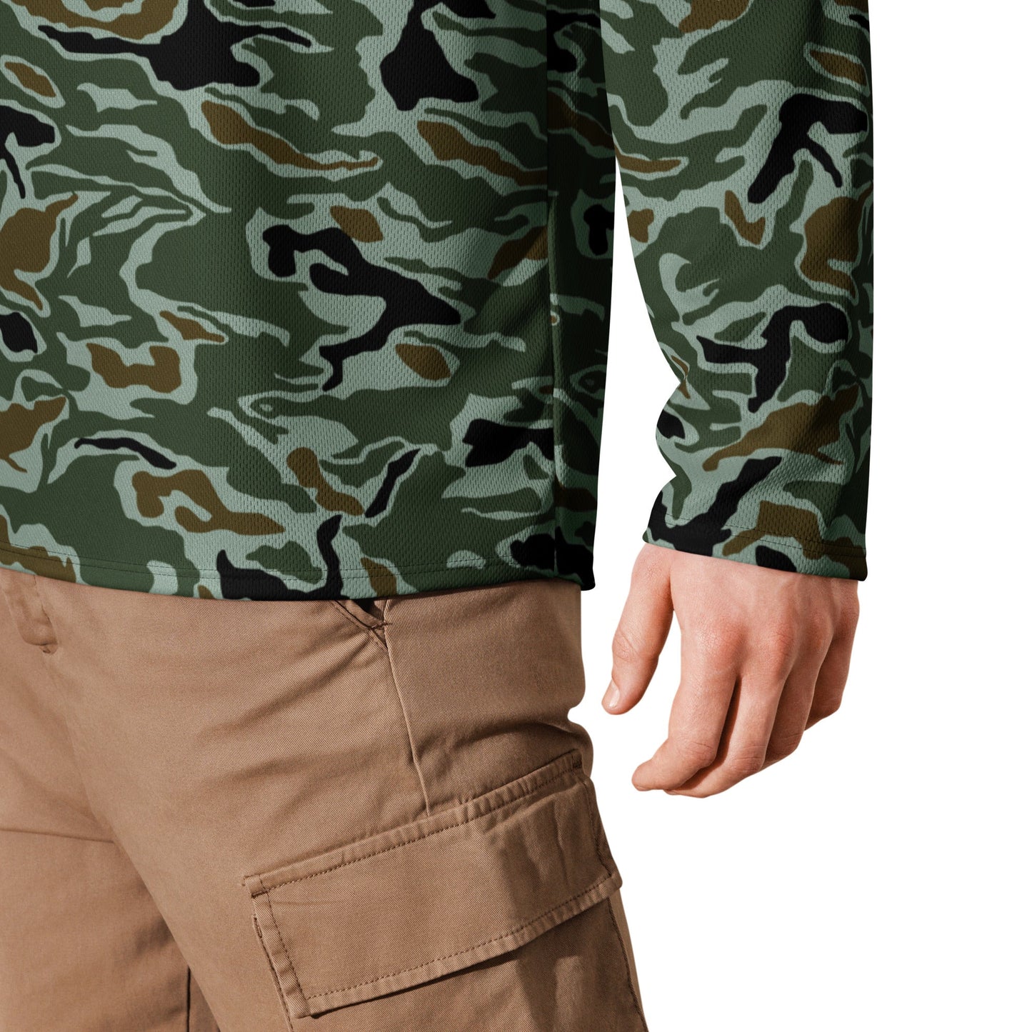 South Korean ROK Noodle Swirl CAMO hockey fan jersey - Hockey Jerseys