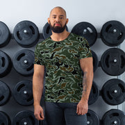 Noodle Swirl South Korean CAMO Mens Athletic T-Shirt - XS - Shirt