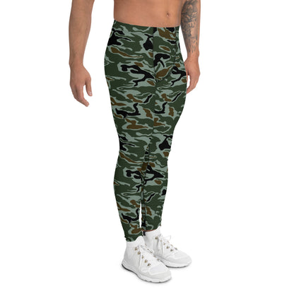 South Korean ROK Noodle Swirl CAMO Mens Leggings