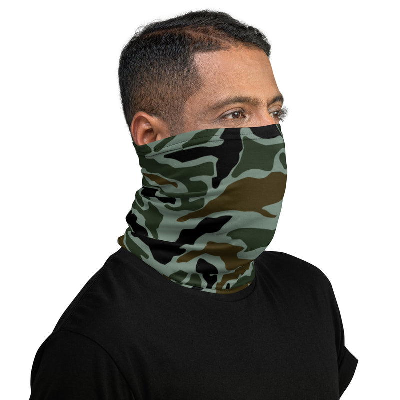 Noodle Swirl South Korean CAMO Neck Gaiter - Head