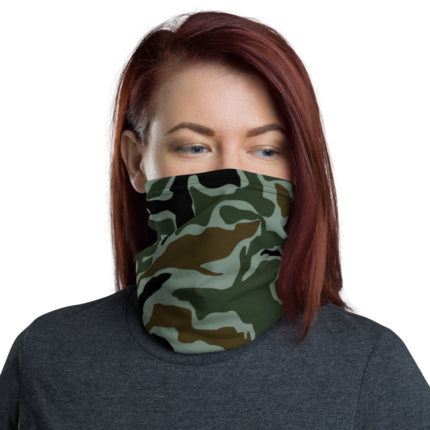 South Korean ROK Noodle Swirl CAMO Neck Gaiter - Gaiters