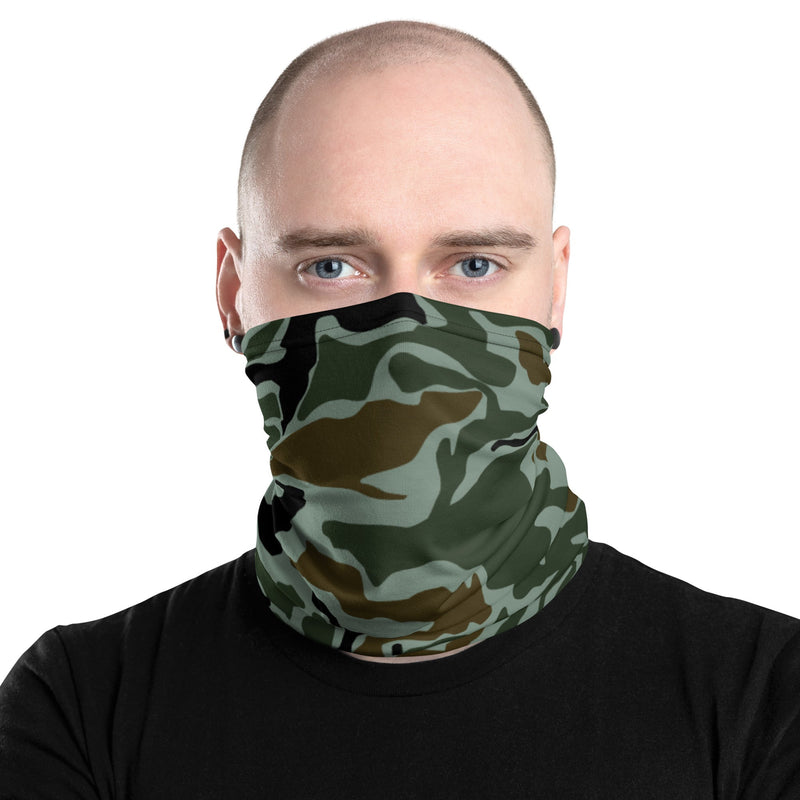 Noodle Swirl South Korean CAMO Neck Gaiter - Head