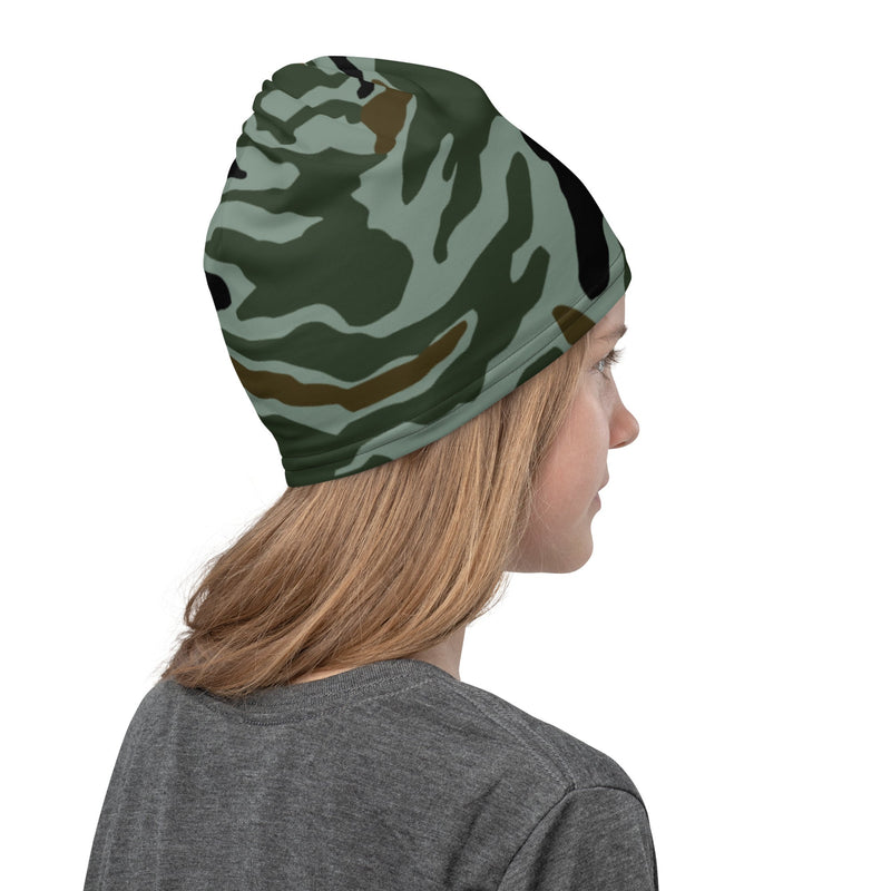 Noodle Swirl South Korean CAMO Neck Gaiter - Head