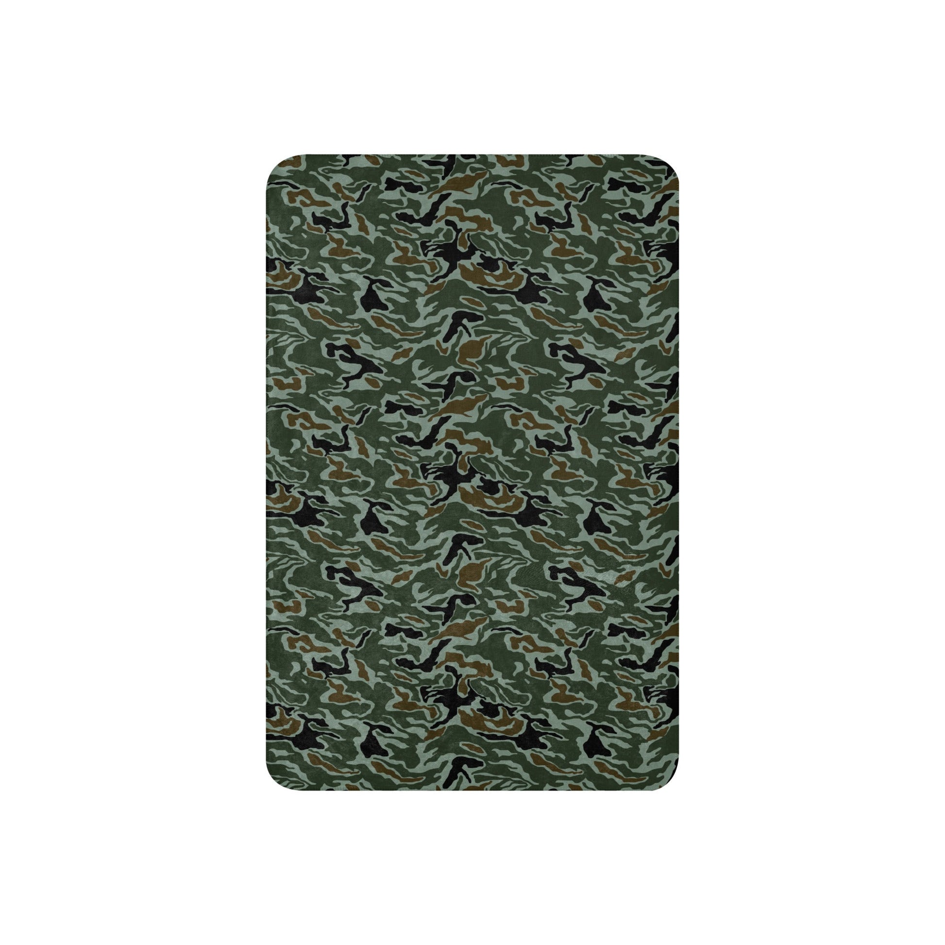 South Korean ROK Noodle Swirl CAMO Sherpa blanket - Blankets