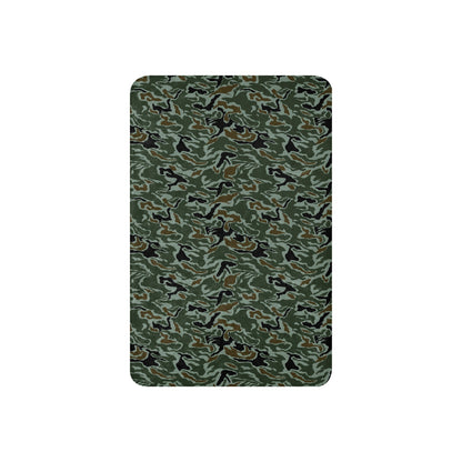 South Korean ROK Noodle Swirl CAMO Sherpa blanket - Blankets