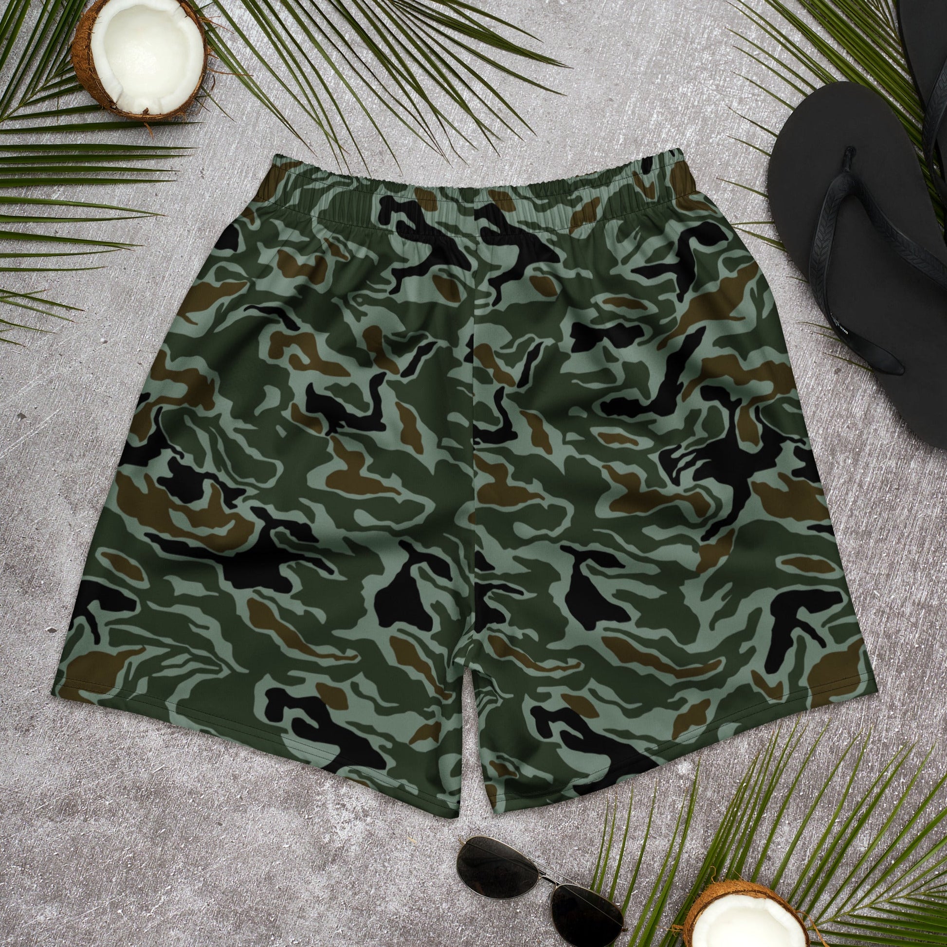South Korean ROK Noodle Swirl CAMO Unisex Athletic Long Shorts