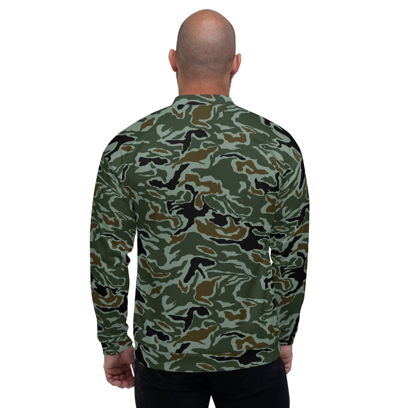 Noodle Swirl South Korean CAMO Unisex Bomber Jacket
