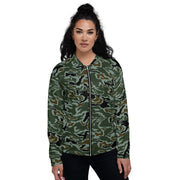Noodle Swirl South Korean CAMO Unisex Bomber Jacket