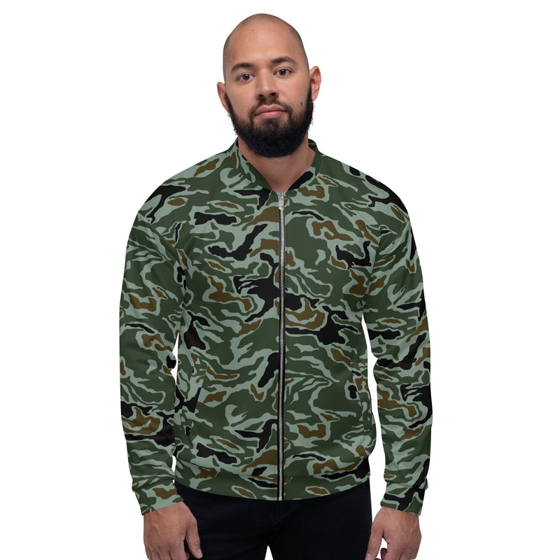 Noodle Swirl South Korean CAMO Unisex Bomber Jacket