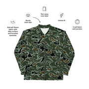 Noodle Swirl South Korean CAMO Unisex Bomber Jacket