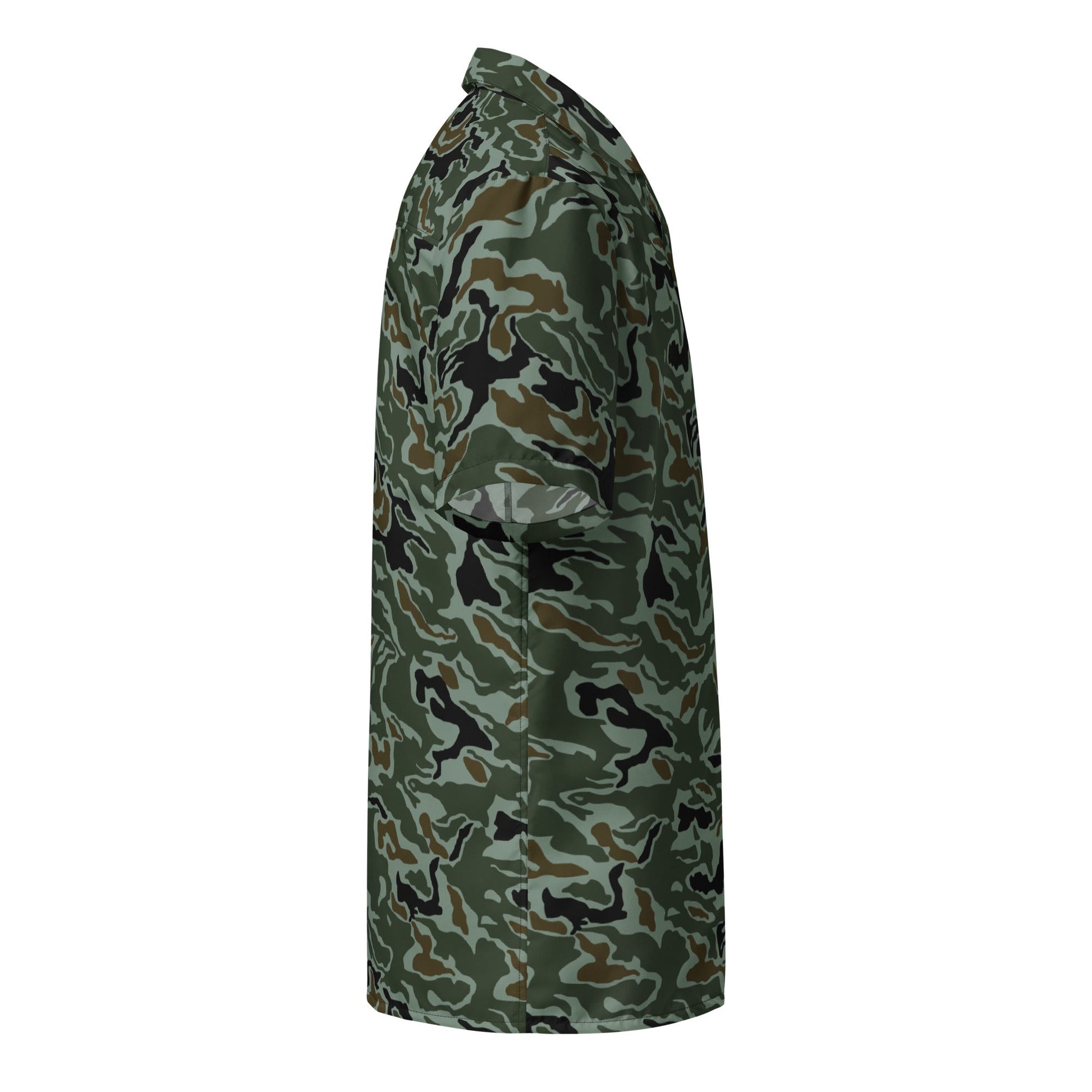 South Korean ROK Noodle Swirl CAMO Unisex button shirt - Button Shirts