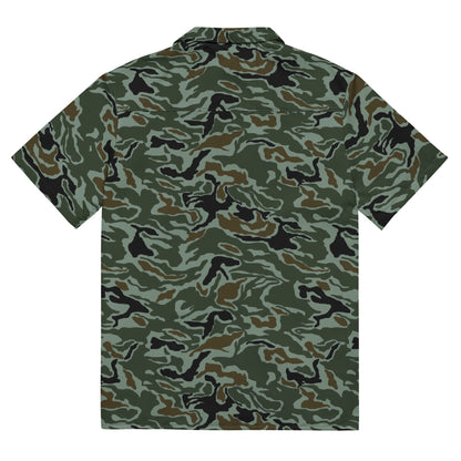 South Korean ROK Noodle Swirl CAMO Unisex button shirt - Button Shirts