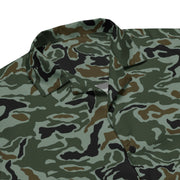 Noodle Swirl South Korean CAMO Unisex Short-Sleeve Button Shirt - Button-Up