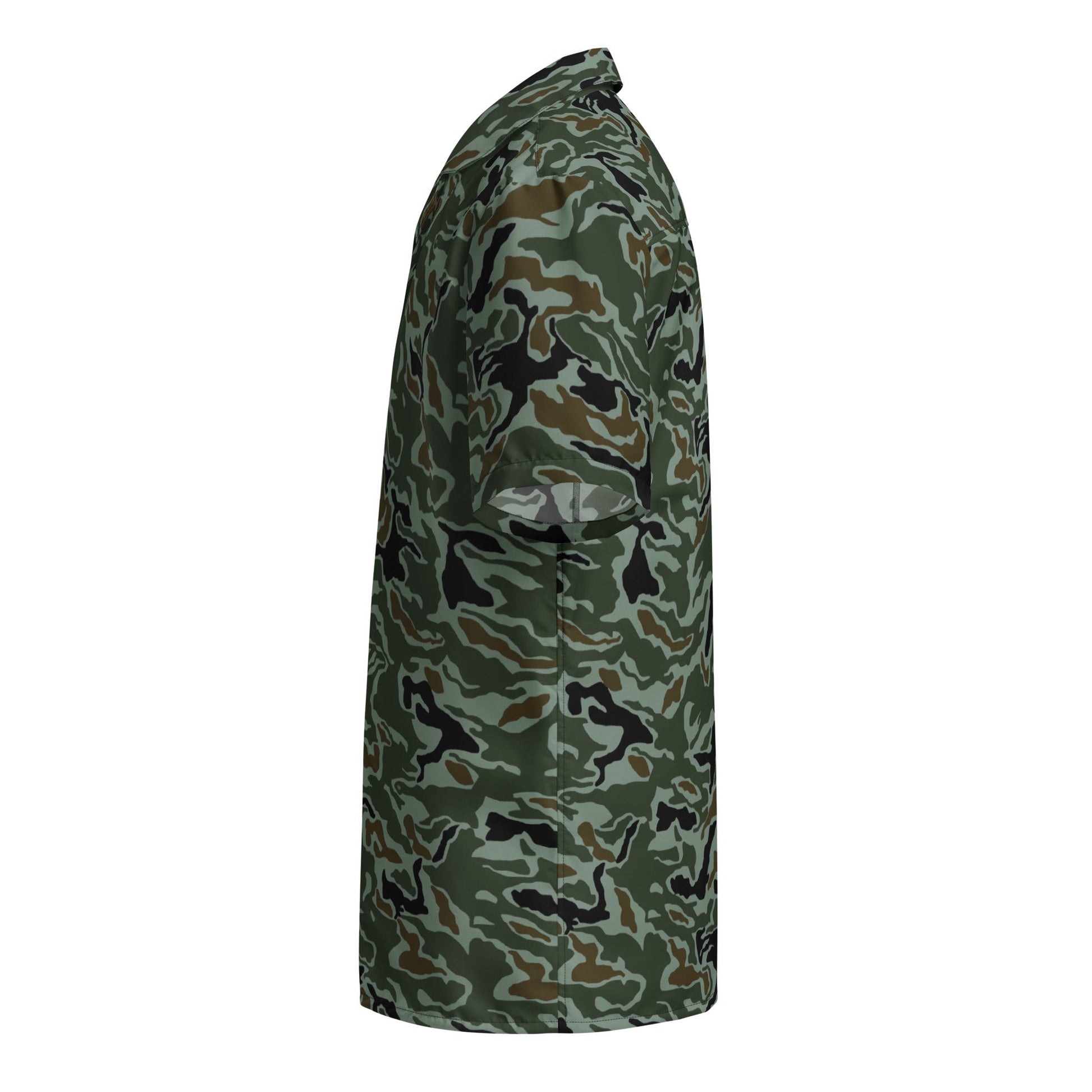 South Korean ROK Noodle Swirl CAMO Unisex button shirt - Button Shirts