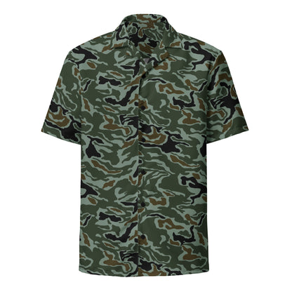 South Korean ROK Noodle Swirl CAMO Unisex button shirt - Button Shirts
