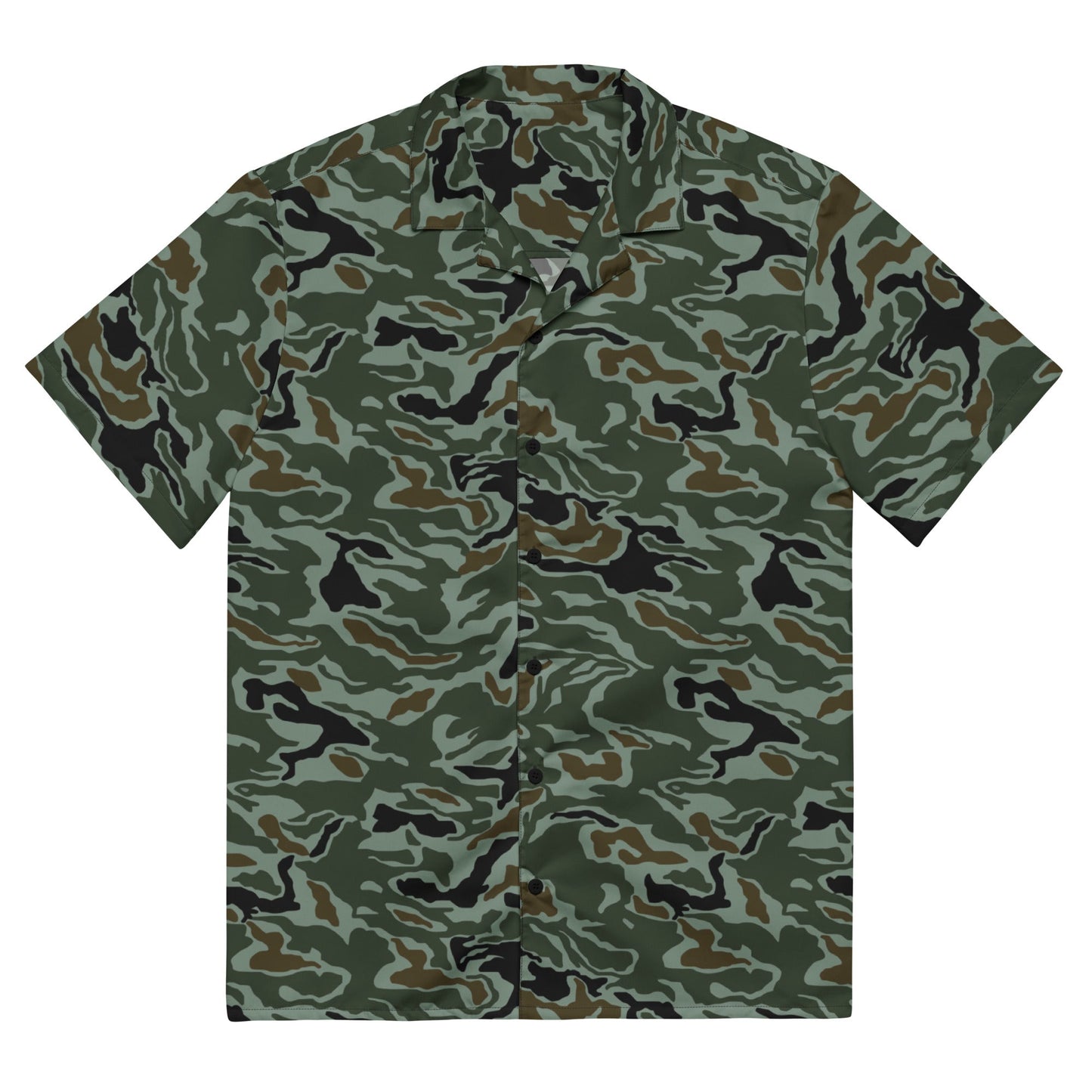 South Korean ROK Noodle Swirl CAMO Unisex button shirt - Button Shirts