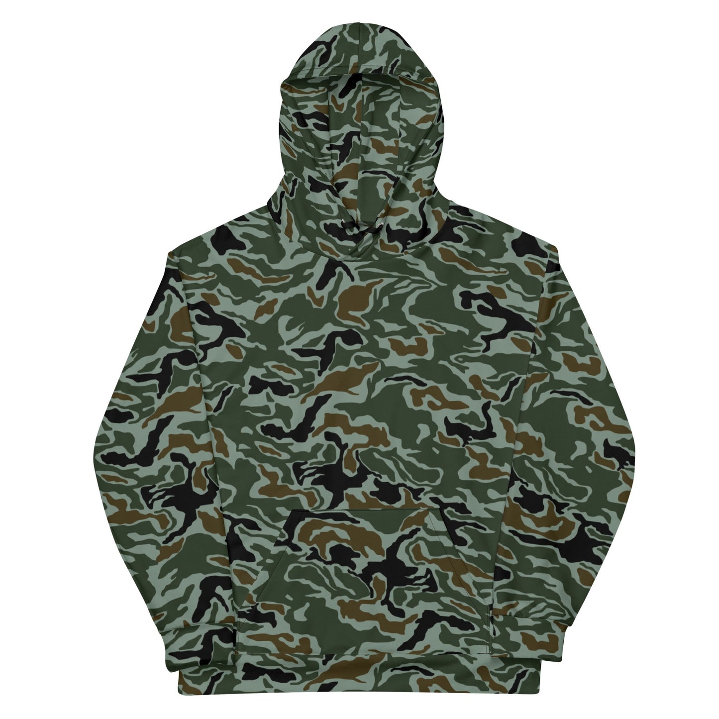 South Korean ROK Noodle Swirl CAMO Unisex Hoodie - 2XS - Hoodies