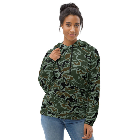 South Korean ROK Noodle Swirl CAMO Unisex Hoodie - Hoodies