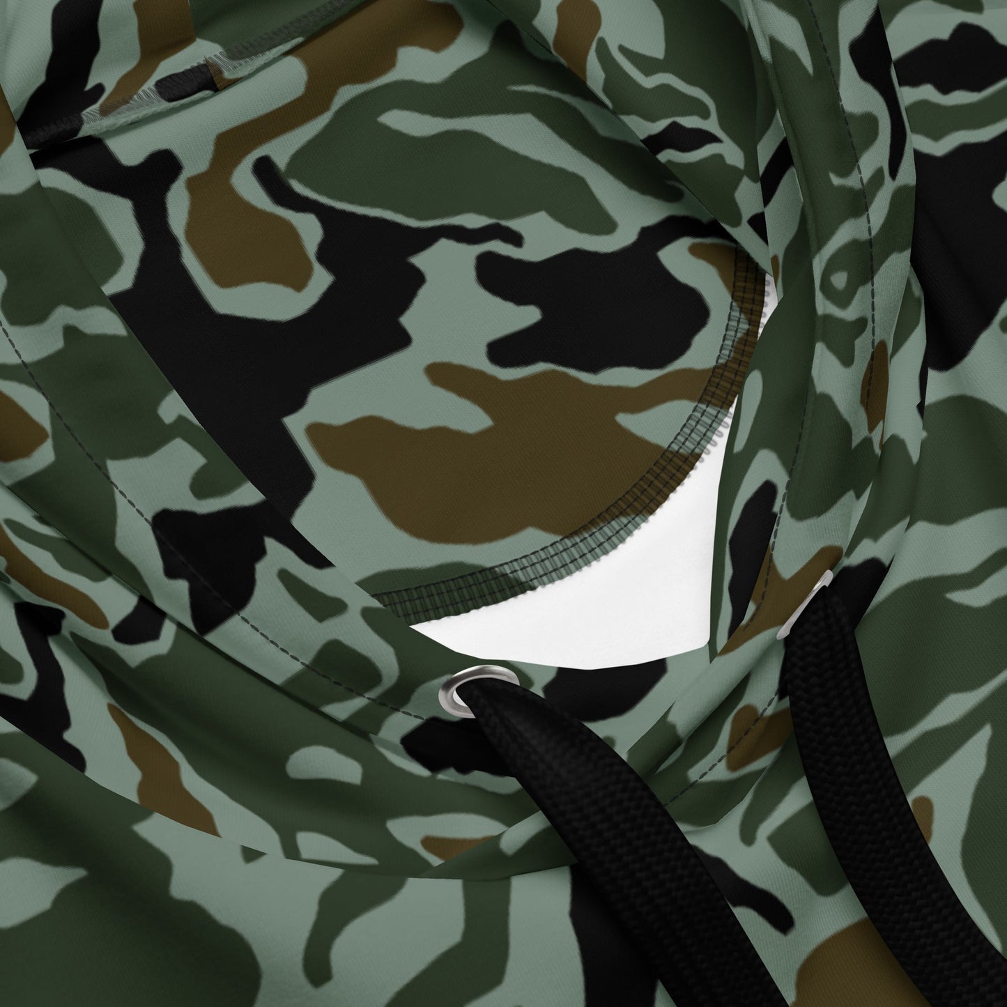 South Korean ROK Noodle Swirl CAMO Unisex Hoodie - Hoodies