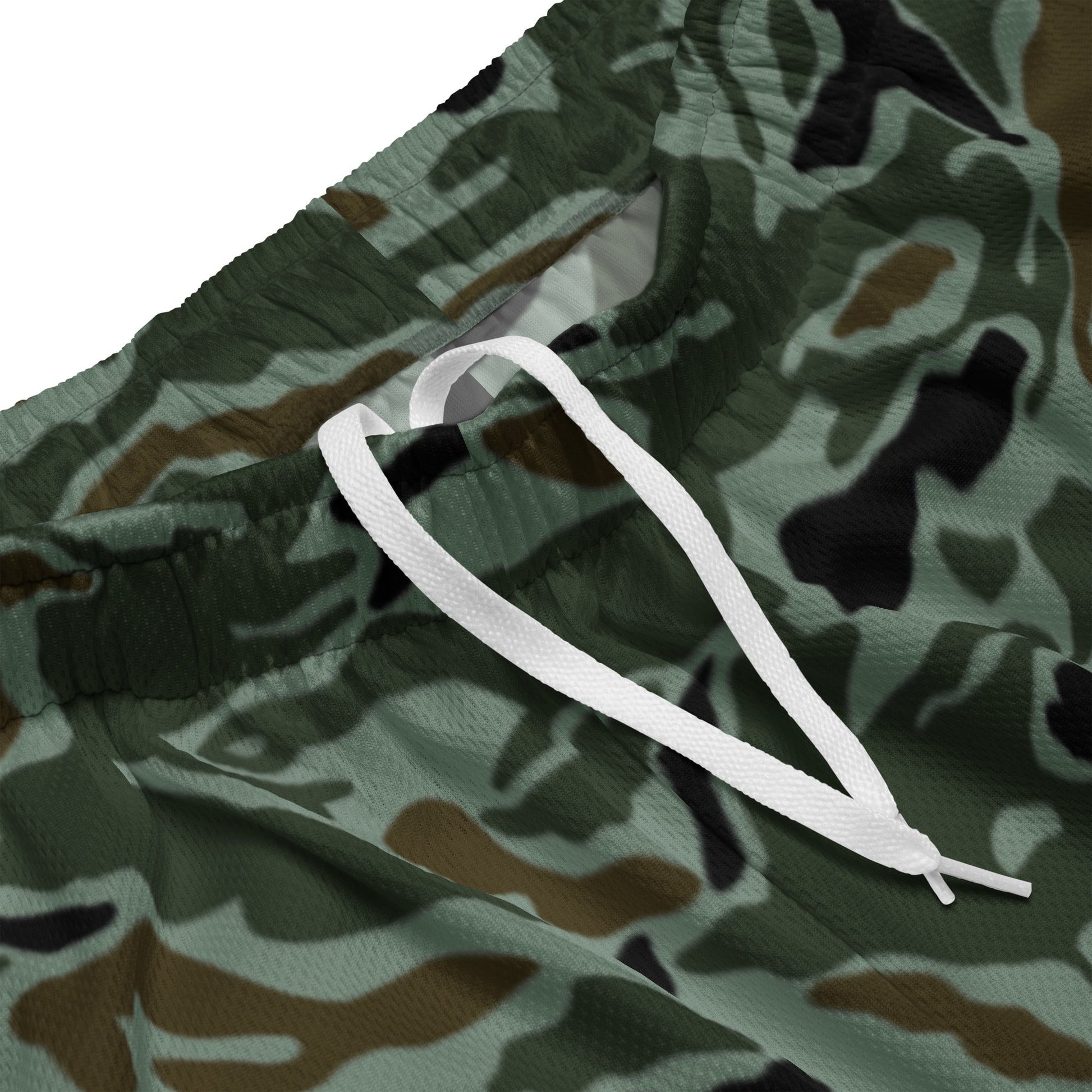 South Korean ROK Noodle Swirl CAMO Unisex mesh shorts - Mesh Shorts