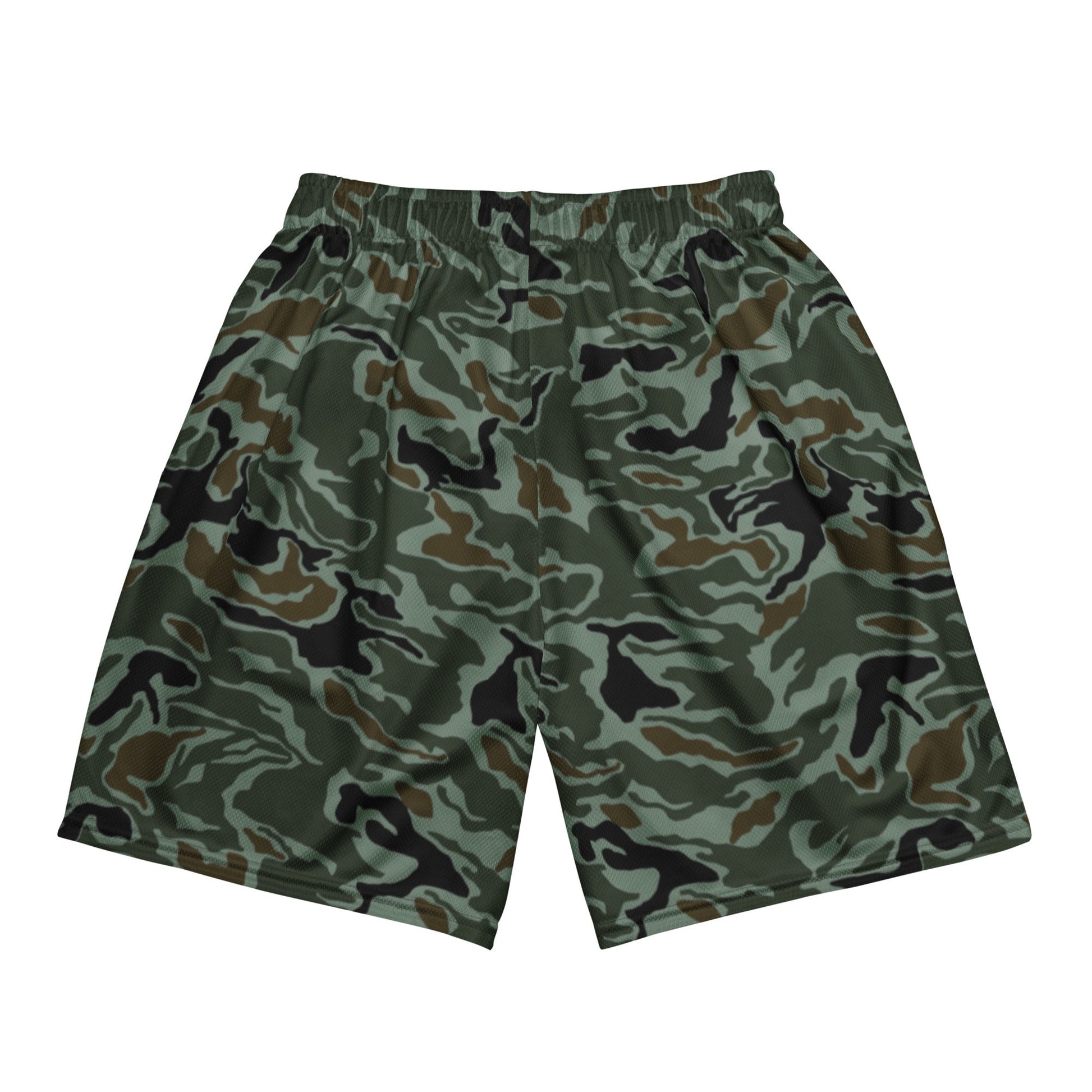 South Korean ROK Noodle Swirl CAMO Unisex mesh shorts - Mesh Shorts