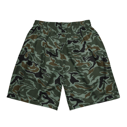 South Korean ROK Noodle Swirl CAMO Unisex mesh shorts - Mesh Shorts