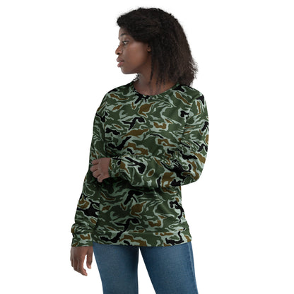South Korean ROK Noodle Swirl CAMO Unisex Sweatshirt - Sweatshirts