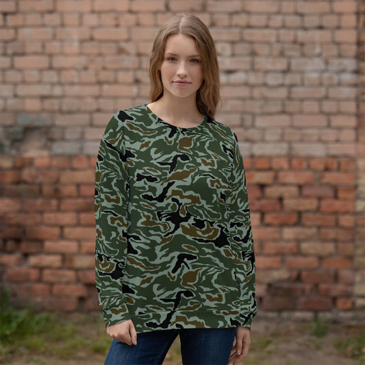 South Korean ROK Noodle Swirl CAMO Unisex Sweatshirt - Sweatshirts