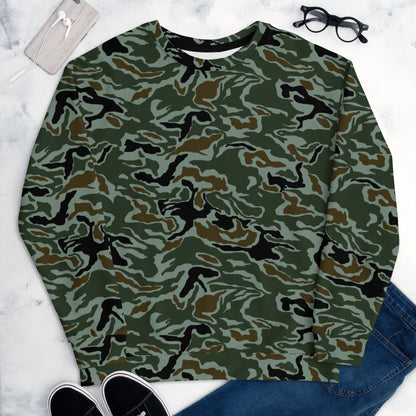 South Korean ROK Noodle Swirl CAMO Unisex Sweatshirt - Sweatshirts