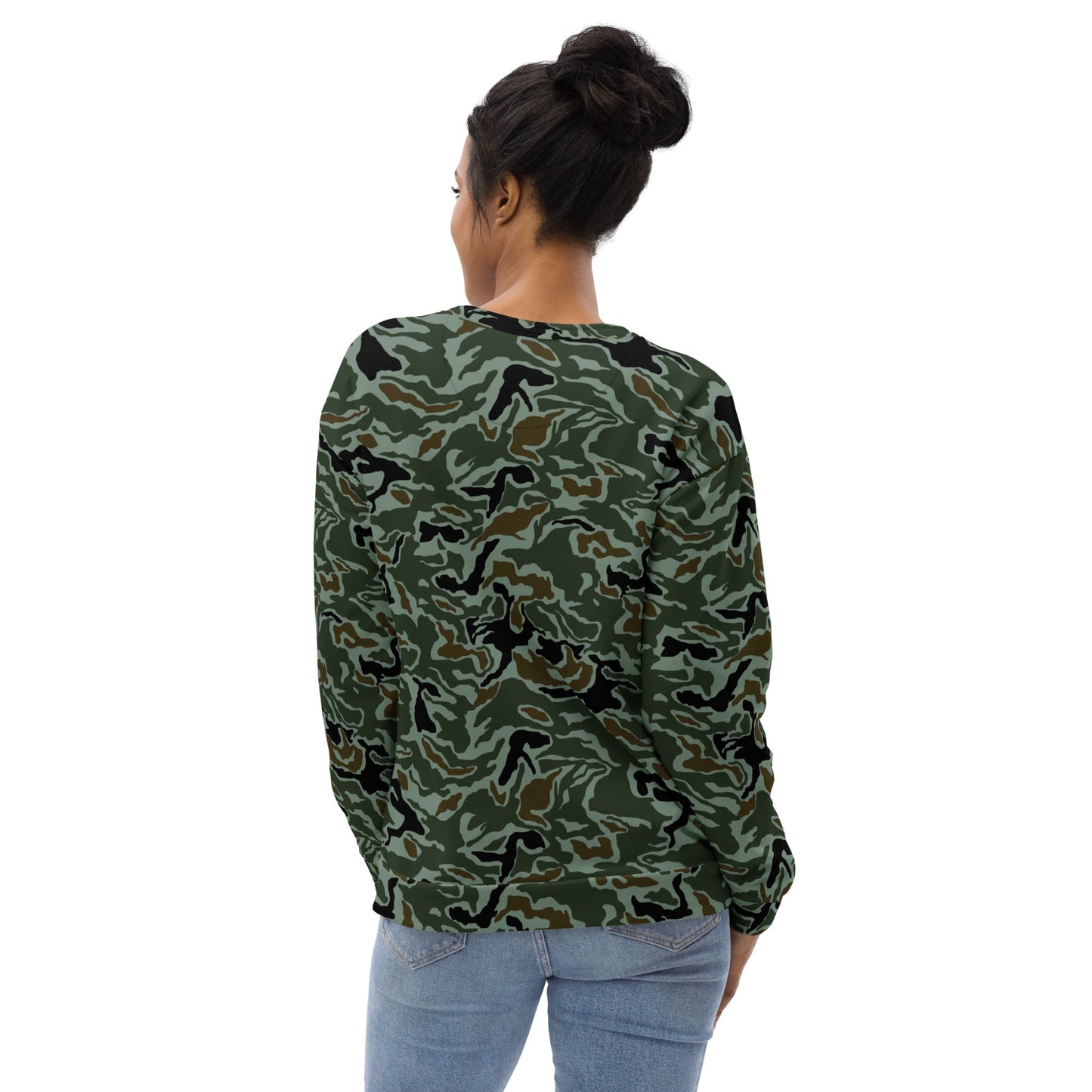 South Korean ROK Noodle Swirl CAMO Unisex Sweatshirt - Sweatshirts